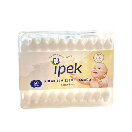 İpek Bebek Kulak Temizleme Pamuğu 60 adet - 1