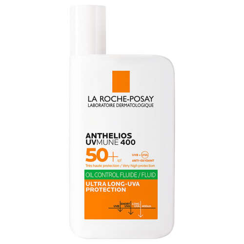 La Roche Posay Anthelios UVmune400 Oil Control Fluide SPF50+ Karma ve Yağlı İçin Yüz Güneş Kremi 50 ml - 1