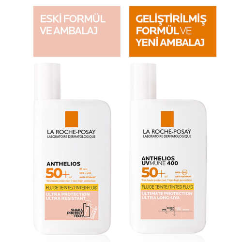 La Roche Posay Anthelios UVmune400 Invisible Fluid Tüm Cilt Tipleri İçin Renkli SPF50+ Yüz Güneş Kremi 50 ml - 3