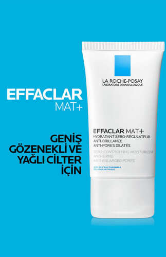 La Roche Posay Effaclar Yağlı Ciltler İçin Parlama Karşıtı Nemlendirici Bakım Kremi 40 ml - 2