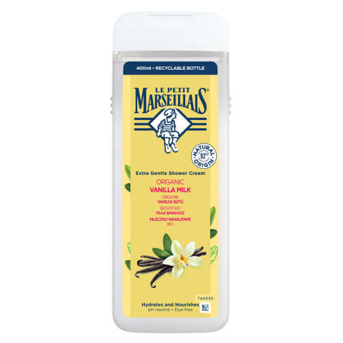 Le Petit Marseillais Organik Vanilya Sütü Duş Jeli 400 ml - 1