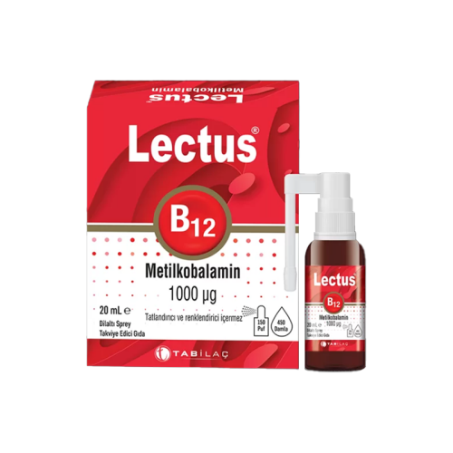 Lectus B12 Dilaltı Sprey 1000mg 20 ml - 1