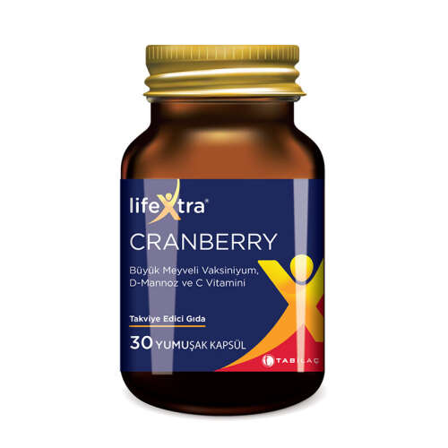 LifeXtra Cranberry 30 Yumuşak Kapsül - 1