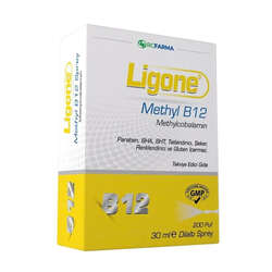 Ligone Methyl B12 Methylcobalamin Takviye Edici Gıda Dilaltı Sprey 30 ml