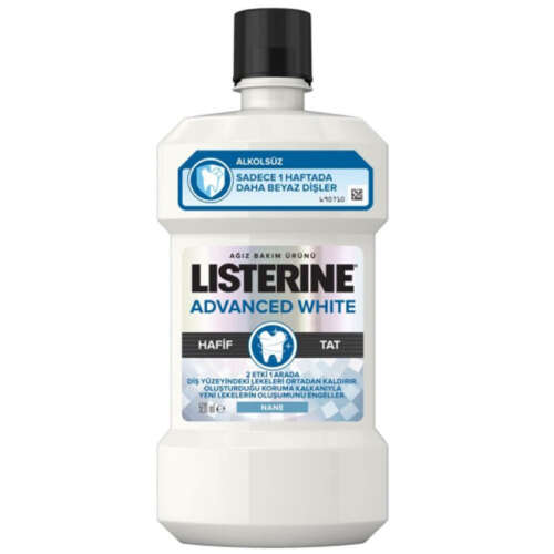 Listerine Advanced White Hafif Tat 500 ml - 1