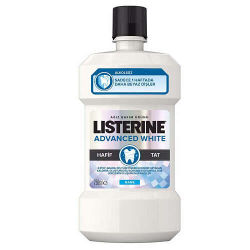 Listerine Advanced White Hafif Tat Çalkalama Suyu 250 ml - 1