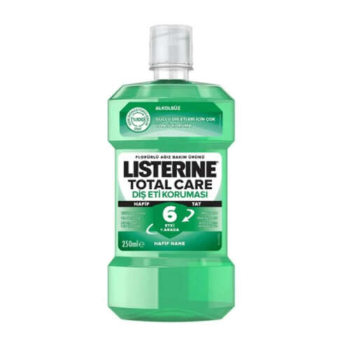 Listerine Diş Ve Diş Eti Koruması Ağız Bakım Suyu Alkolsüz 250 ml - 1