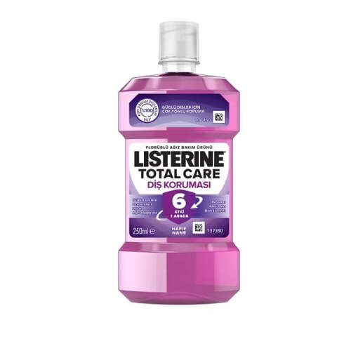 Listerine Total Care 6 Etki 1 Arada Nane Aromalı Ağız Bakım Suyu 250 ml - 1