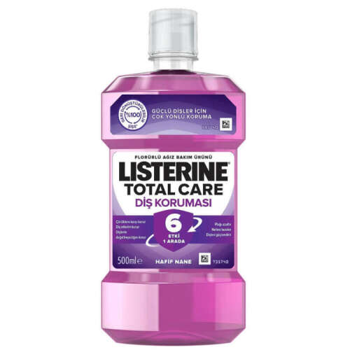 Listerine Total Care 6 Etki 1 Arada Nane Aromalı Ağız Bakım Suyu 500 ml - 1