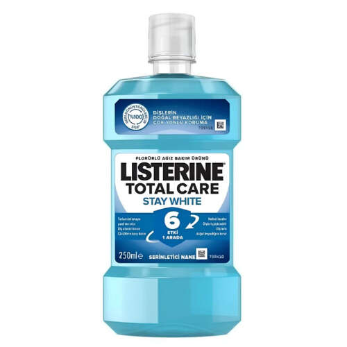 Listerine Total Care Stay White Serinletici Nane 250 ml - 1