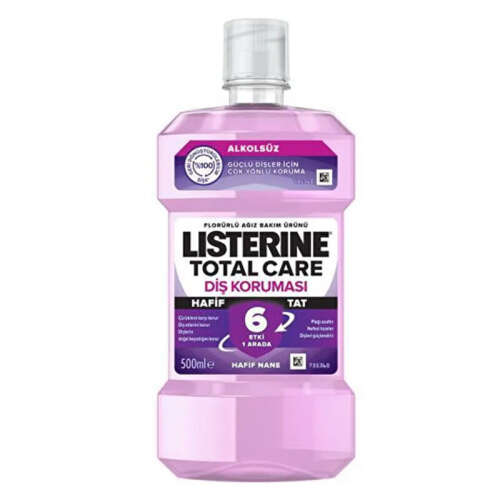 Listerine Total Care Zero Hafif Nane Ağız Bakım Ürünü 500 ml - 1