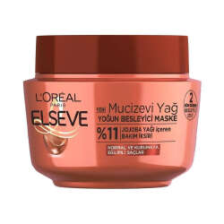 Loreal Paris Elseve Mucizevi Yağ Yoğun Besleyici Maske Jojoba Yağı İçeren Bakım İksiri 300 ml - 1