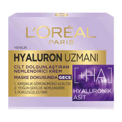 Loreal Paris Hyaluron Uzmanı Dolgunlaştırıcı Gece Kremi 50 ml - 1