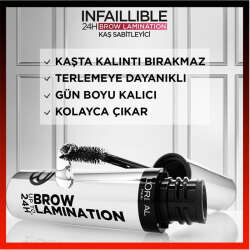 Loreal Paris Infaillible 24H Brow Lamination Şeffaf Kaş Sabitleyici 5 ml - 3