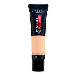 Loreal Paris Infaillible 24H Matte Cover Yüksek Kapatıcı Fondöten 130 True Beige 30 ml