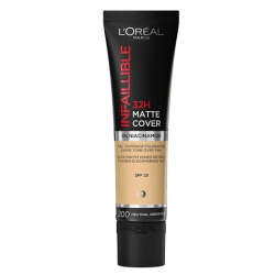 Loreal Paris Infaillible 32H Matte Cover Yüksek Kapatıcı Fondöten - 200 Nötr Alt Ton 30 ml - 1