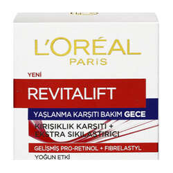 Loreal Paris Revitalift Gece Bakım Kremi 50 ml