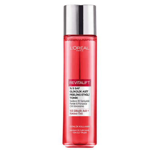 Loreal Paris Revitalift Peeling Etkili Tonik 180 ml - 1