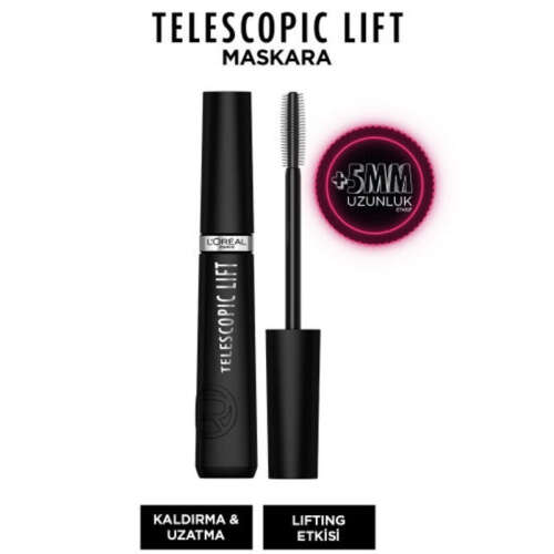 Loreal Paris Telescopik Lift Black Mascara 9.9 ml - 2