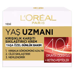 Loreal Paris Yaş Uzmanı 40+ Kırışıklık Karşıtı Sıkılaştırıcı Krem 50 ml