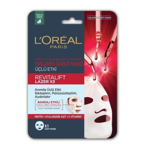 Loreal Paris Yaşlanma Karşıtı Kağıt Maske - 1