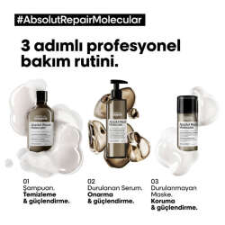 Loreal Professionel Absolut Repair Molecular Yıpranmış Saçlar İçin Maske 50 ml - 3