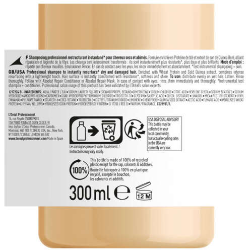 Loreal Professionnel Absolut Repair Yıpranmış Saçlar için Şampuan 300 ml - 3