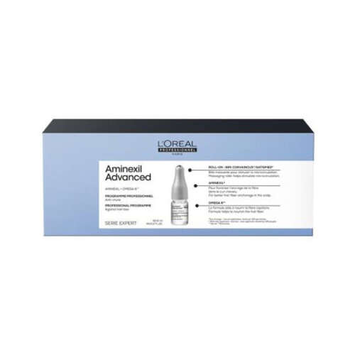 Loreal Professionnel Aminexil Advanced Saç Dökülmesine Karşı Etkili Kür 10x6 ml - 1