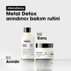 Loreal Professionnel Metal Detox İşlem Görmüş ve Yıpranmış Saçlar İçin Arındırıcı Şampuan 500 ml - 5