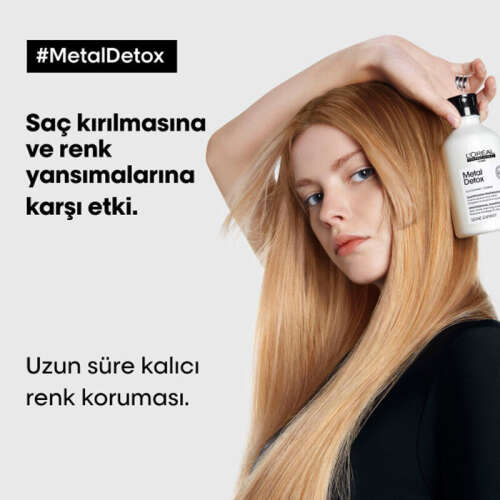 Loreal Professionnel Metal Detox İşlem Görmüş ve Yıpranmış Saçlar İçin Metal Karşıtı Arındırıcı Şampuan 300 ml - 8