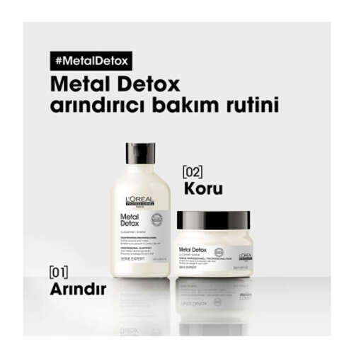 Loreal Professionnel Metal Detox İşlem Görmüş ve Yıpranmış Saçlar İçin Metal Karşıtı Koruyucu Maske 250 ml - 5