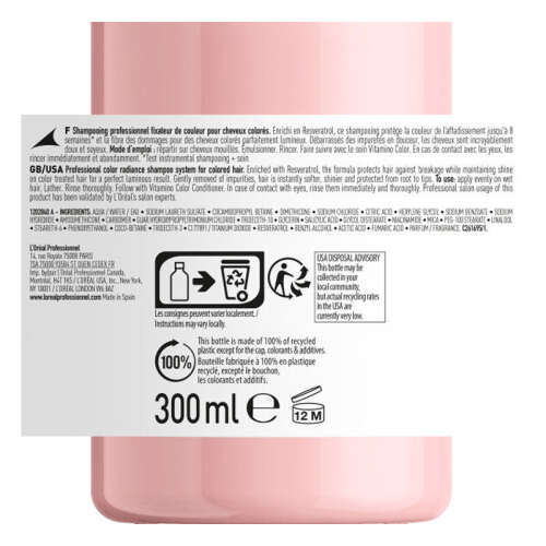 Loreal Professionnel Vitamino Color Boyalı Saçlar için Renk Koruyucu Şampuan 300 ml - 3