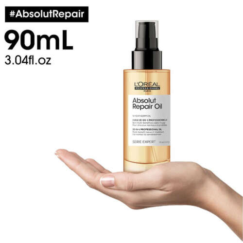 Loreal Professionnel Yıpranmış Saçlar için 10 Etkili Mucizevi Bakım Yağı 90 ml - 3