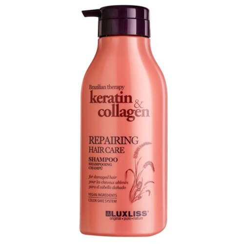 Luxliss Keratin Collagen Repairing Hair Care Shampoo 500 ml - 1