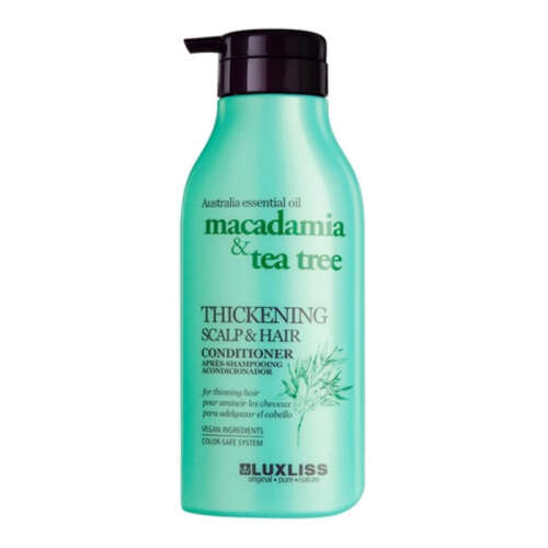 Luxliss Thickening Macadamia Tea Tree Thickening Scalp- Hair Conditioner 500 ml - 1