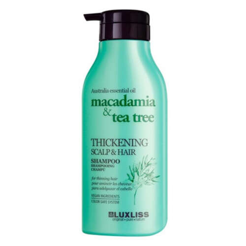 Luxliss Thickening Macadamia Tea Tree Thickening Scalp- Hair Shampoo 500 ml - 1