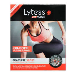 Lytess Fit Active Brassiere Sport Şekillendirici Spor Sütyeni Siyah Small Black/Noir - 1