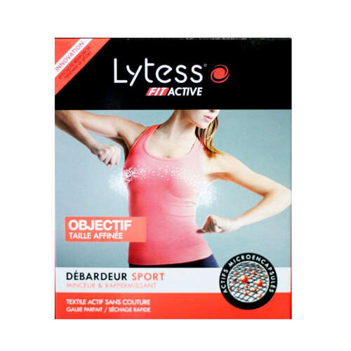 Lytess Fit Active Debardeur Sport - Şekillendirici Spor Body (S-M) Black - Siyah - 1