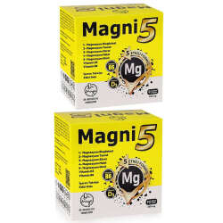 Magni5 Magnezyum Vitamin D3 B6 İçeren Takviye Edici Gıda 2 x 90 Kapsül - 2