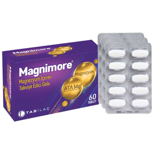 Magnimore Magnezyum İçeren Takviye Edici Gıda 60 Tablet - 1