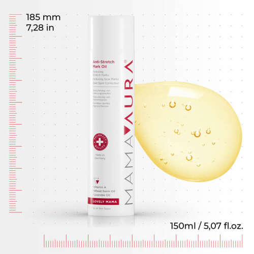 Mamaaura Lovely Mama Anti Strech Mark Oil 150 ml - 3