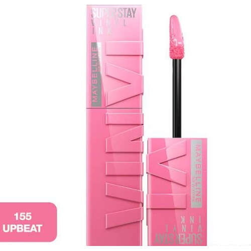 Maybelline New York Super Stay Vinyl Ink Likit Parlak Ruj - 155 Upbeat - 2