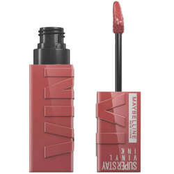 Maybelline New York Super Stay Vinyl Ink Likit Parlak Ruj - 35 Cheeky - 1