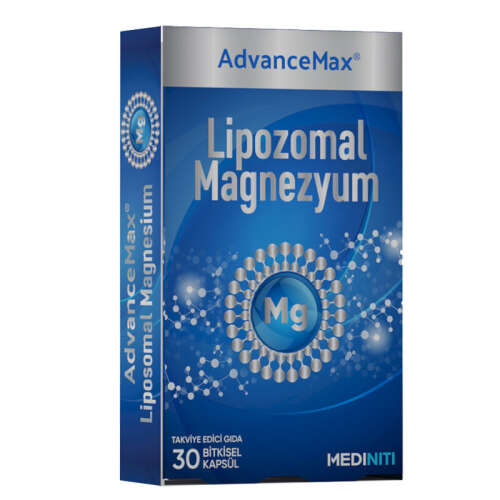 Mediniti AdvanceMax Lipozomal Magnezyum 30 Bitkisel Kapsül - 1