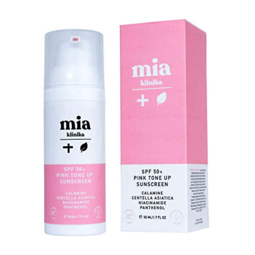 Mia Klinika Spf50 Pink Tone Up Ton Eşitleyici Pembe Yüz Güneş Kremi 50 ml - 1