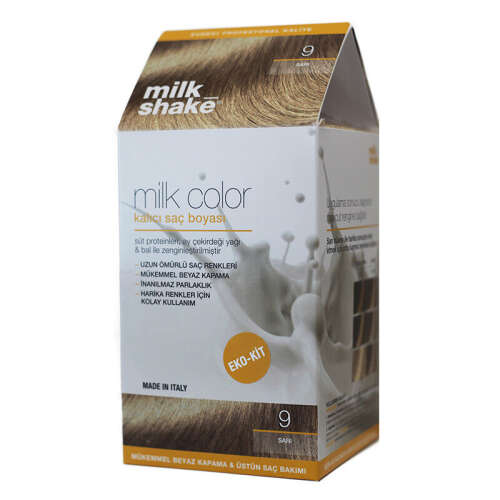 Milk Shake Milk Color Kalıcı Saç Boyası 9 - Sarı - EKO KİT - 1