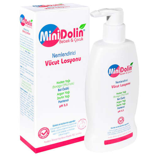 Minidolin Bebek Çocuk Nemlendirici Vücut Losyonu 250ml - 2