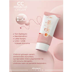 Miraderm CC Miracle Spf 50 CC Krem 50 ml - 2