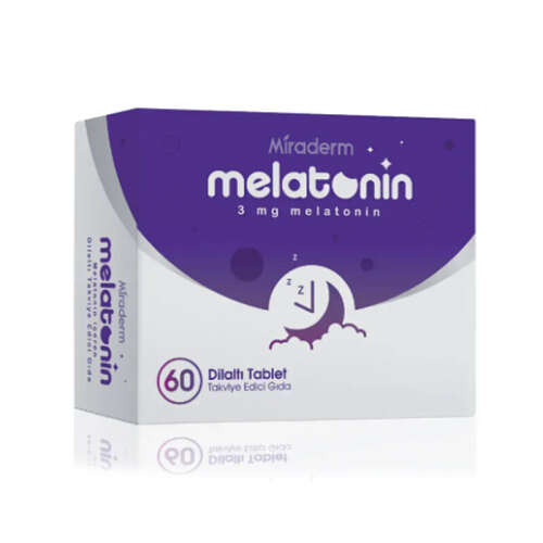 Miraderm Melatonin 3 mg Dilaltı Tablet 60 Adet - 1