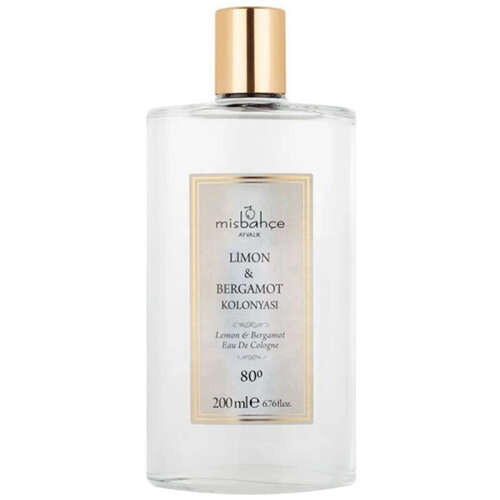 Misbahçe Limon ve Bergamot Kolonyası 200 ml - 1